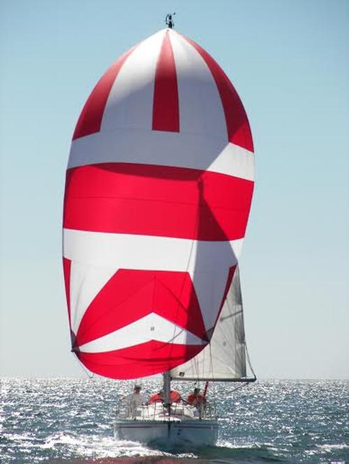 Ososoy with spinnaker flying © Route Halifax Saint-Pierre
